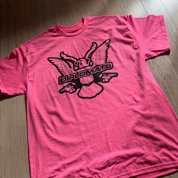 Diplomats Cam’ron pink t shirt - Picture 1 of 3